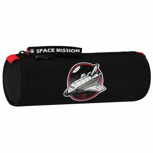 Lobbes etui NASA zwart ruimtevaart print voor kinderen