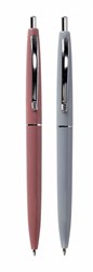 Lobbes balpen 0,7mm roze grijs zilver schrijfplezier