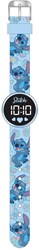 Accutime horloge Stitch LED rond met verwisselbare batterij