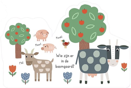 Lantaarn kartonboek boerderij dieren - educatief peuterboekje-3
