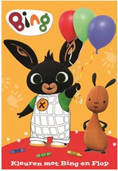 Kleurboek Bing kleurblok Kleuren met Bing en Flop kleurplaten kinderen