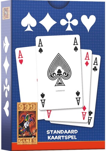 999 Games jeu de cartes standard bleu - cartes à jouer classiques