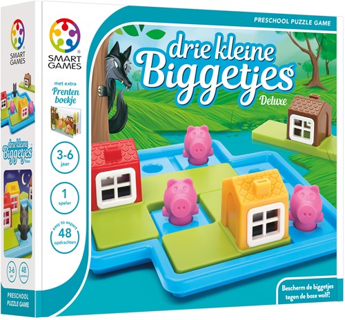 Smart Games Drie Kleine Biggetjes - Deluxe (48 opdrachten)