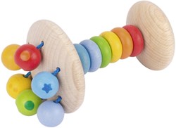 Anneau de dentition GOKI - Hochet arc-en-ciel