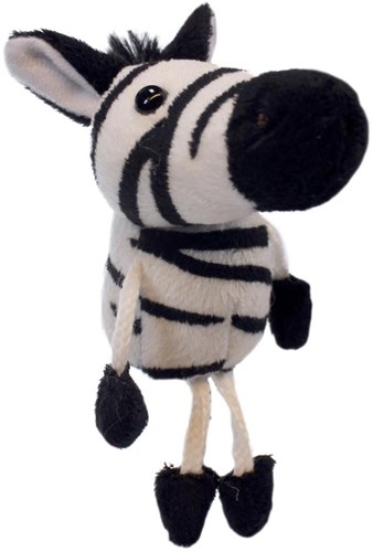 The Puppet Company marionnette à doigt zèbre - jouet animal marionnette doigt