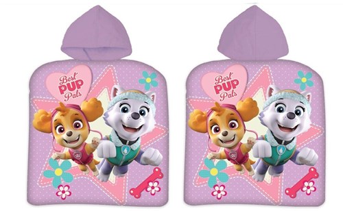 Poncho de bain PAW Patrol pour enfants 55x110cm polyester