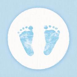 Ambiente servetten baby jongen blauw 25x25 cm FSC mix 20 stuks