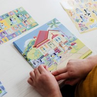 Totum set de stickers Bluey - stickers créatifs avec décor de jeu-3