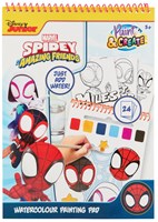 Canenco Spidey livre de coloriage à l'aquarelle pour enfants - Marvel Spider-Man