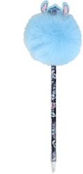 Stitch balpen Pom Pom - kleurrijke pen met pompom en figuurtje