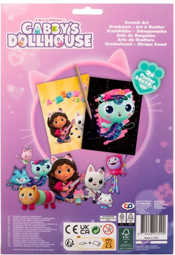 Canenco Gabby's Dollhouse kraskunst set - creatieve posters voor kinderen-3