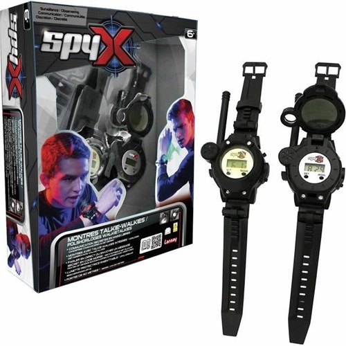 OttoSimon walkietalkiehorloges spion speelgoed zwart 60 meter bereik