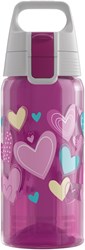 Sigg Viva One Kinderfles Water Hartjes - 0.5L