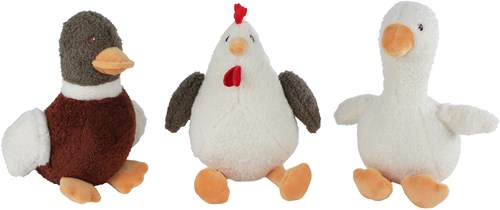 Pluche gans, eend en kip knuffels 22cm - zachte speelgoed dieren-2