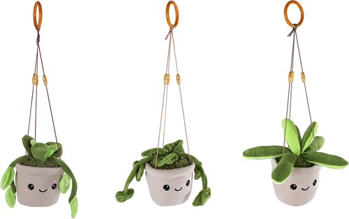 Vedes plante suspendue en peluche jouet décoration 24cm plante d'intérieur-2