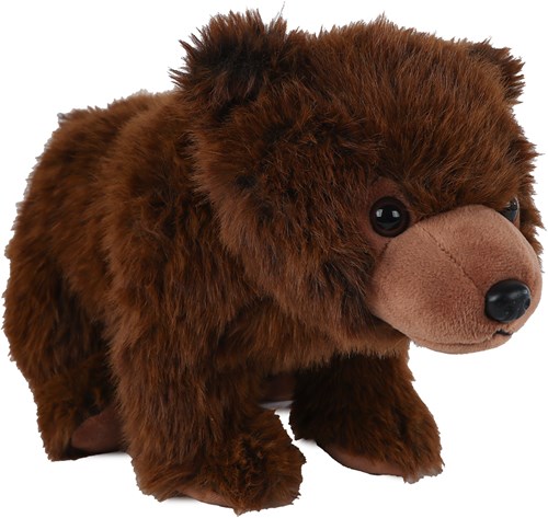 Take Me Home pluche knuffelbeer 35cm zacht speelgoed bruin-2