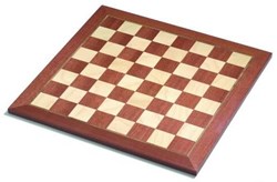 HOT Games Schaakbord Mahonie/Ahorn Ing. V. 50mm 48cm
