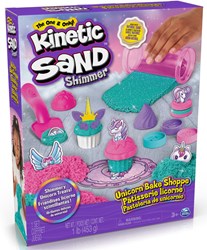 Spin Master Kinetic Sand Eenhoorn Bakset Speelzand Glitter Cupcakes