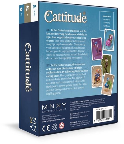 MNKY Entertainment jeu de cartes Cattitude jeu stratégique pour enfants-2