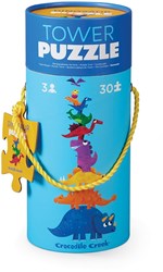 Crocodile Creek 30 Stuks Toren Puzzel/Dinosaurus