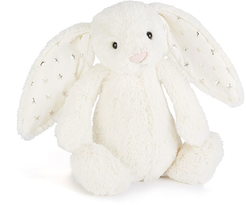 Jellycat knuffel Bashful Bunny Twinkle medium 31cm