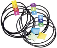 Beleduc jeu d’anneaux et de sacs à lancer - Jump & Throw pour enfants-2
