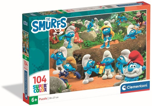Clementoni puzzle Schtroumpfs - 104 pièces - puzzle enfant carton