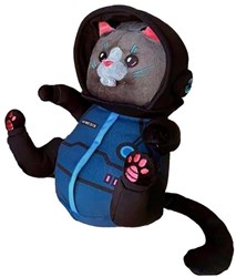 Asmodee peluche Nemesis Space Cat - jouet en polyester bleu