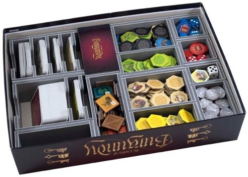 Folded Space insert de jeu de société Castles of Burgundy organiseur