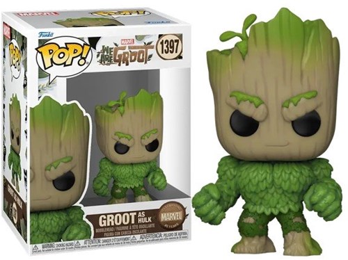 Funko Marvel speelfiguur - Groot als Hulk vinyl pop 1397 - verzamelitem-2