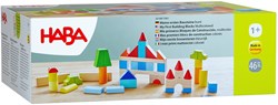 Haba bouwstenen set kleurrijk 46-delig houten speelgoed voor kinderen