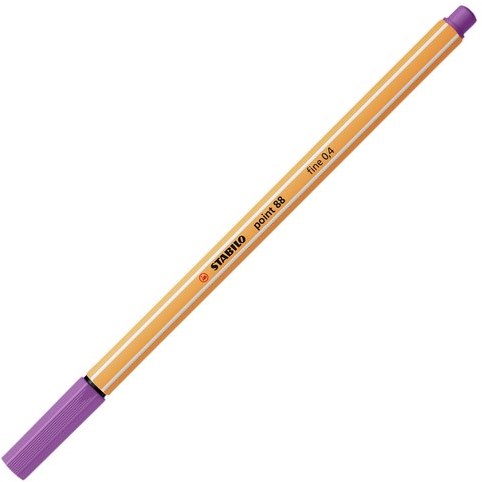 Stabilo fineliner 0,4 mm pruimen paars - creatieve stift voor kinderen
