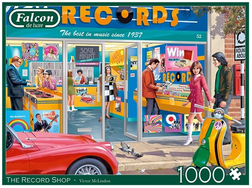 Falcon Legpuzzzel - The Record Shop, 1000st.-3