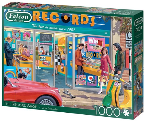 Falcon Legpuzzzel - The Record Shop, 1000st.-2