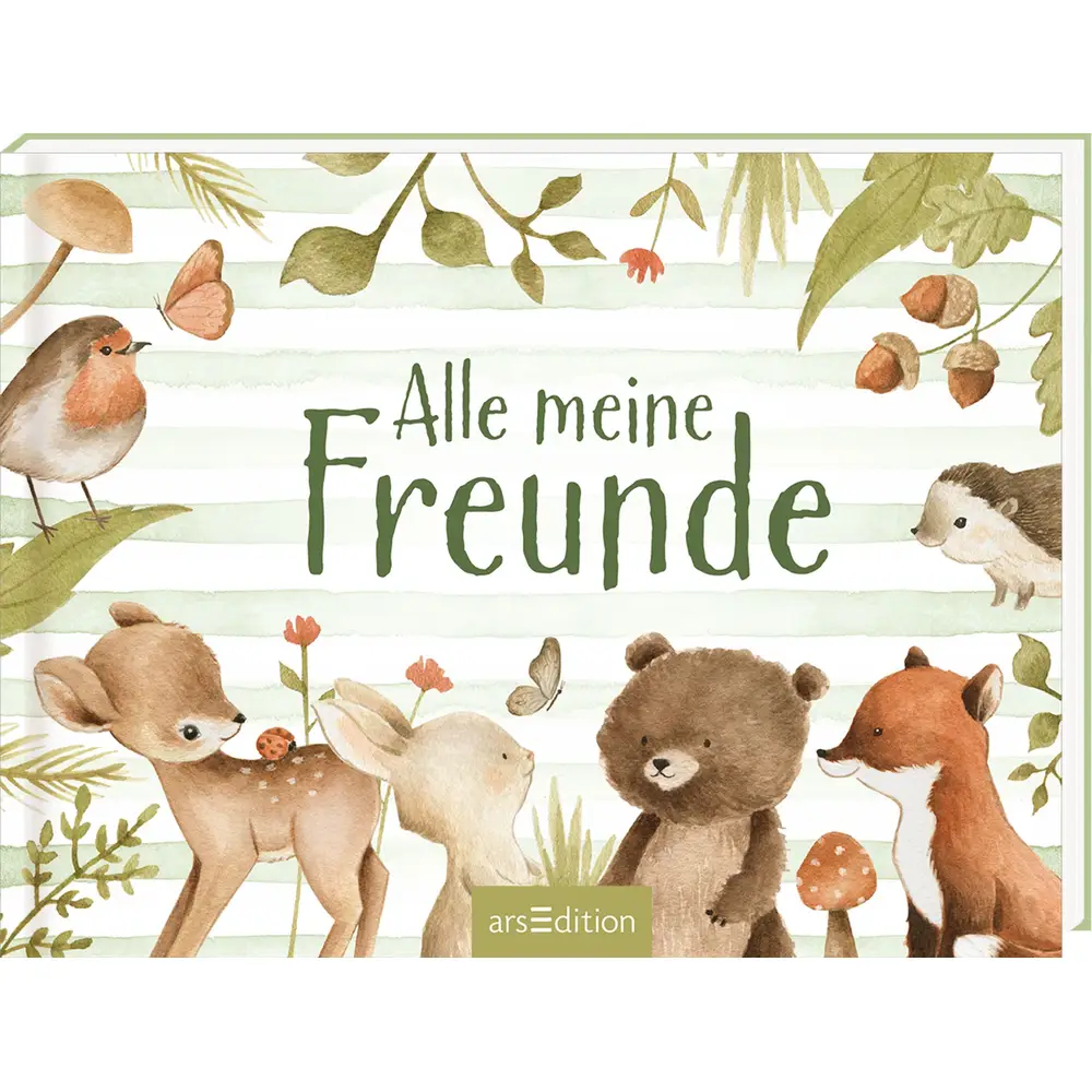 ars Edition vriendenboek bosdieren voor kinderen en school cadeau