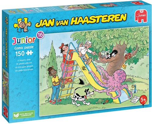 Jumbo puzzel Jan van Haasteren Junior glijbaan 150 stukjes kinderen-3