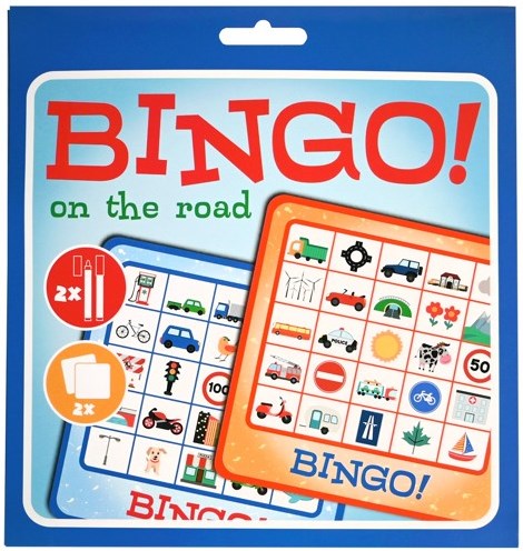 Wins Holland jeu de bingo pour les voyages - bingo de la route pour enfants