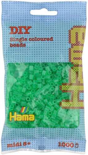 Hama strijkkralen - Groen transparant - 1000 stuks - Creatief speelgoed