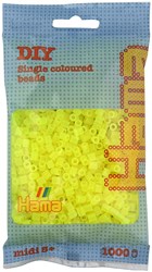 Hama perles à repasser - Jaune néon - 1000 pièces - Jouet créatif