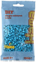 Hama perles à repasser - jouet bleu azur 1000 pièces créatif