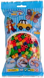 Hama strijkkralen - Maxi neon mix 500 stuks knutselplezier