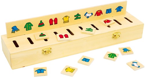 Small Foot  -  Afbeeldingen Sorteerbox, 55 dlg.