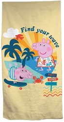 Peppa Pig strandlaken - kleurrijk kinderstrandlaken 70x140cm polyester