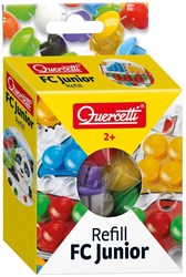 Quercetti Mozaïek Junior Navulling - kleurrijke insteekknoppen 24 stuks