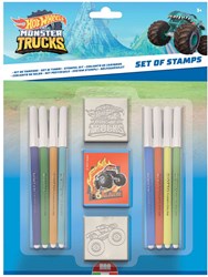 Hot Wheels stempelset creatief speelgoed 11-delig voor kinderen