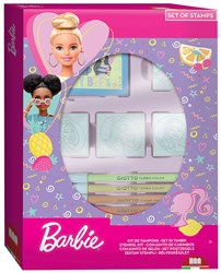 Multiprint set de tampons Barbie jouet créatif avec 4 tampons