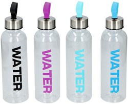 Drinkfles water kunststof 550ml multi kleur duurzaam design