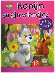 Boek Specials Nederland pop-up boek konijn en vriendjes kinderboek