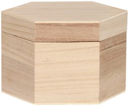 Playwood coffre à jouets en bois hexagonal - boîte DIY pour enfants