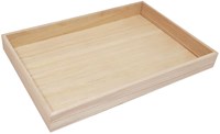 Playwood plateau en bois petit paulownia décoratif 24x15,5cm